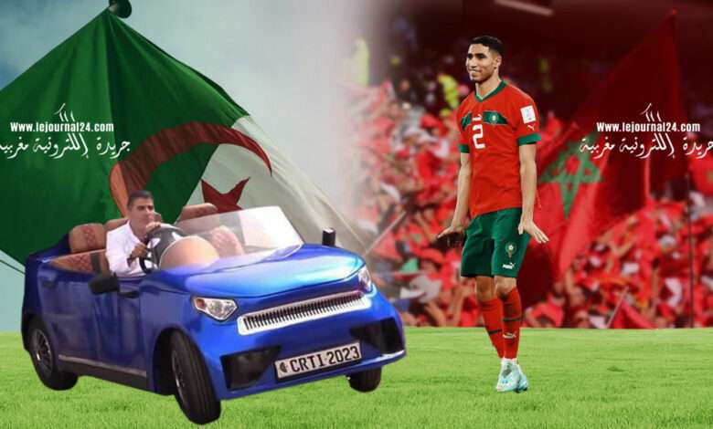 أشرف حكيمي أسرع من السيارة الكهربائية الجزائرية