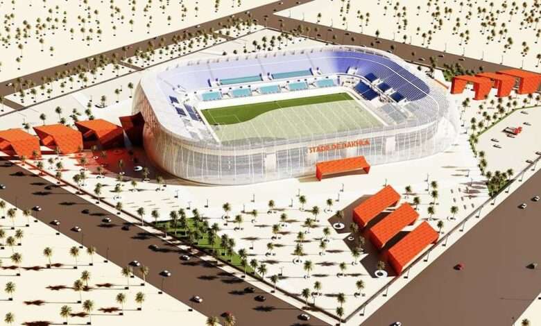 المغرب يشرع في بناء ملعب كرة قدم ضخم بمدينة الداخلة