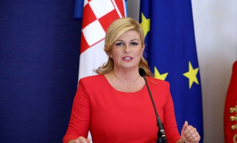 رئيسة كرواتيا السابقة كوليندا غرابار كيتاروفيتش