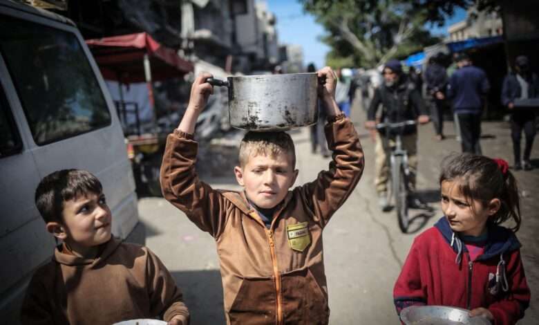 سوء التغذية والجفاف في قطاع غزة