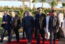 رئيس المنظمة الدولية للشرطة الجنائية أحمد ناصر الريسي خلال حفل الافتتاح الرسمي للدورة السادسة لأيام الأبواب المفتوحة للأمن الوطني بمدينة الجديدة