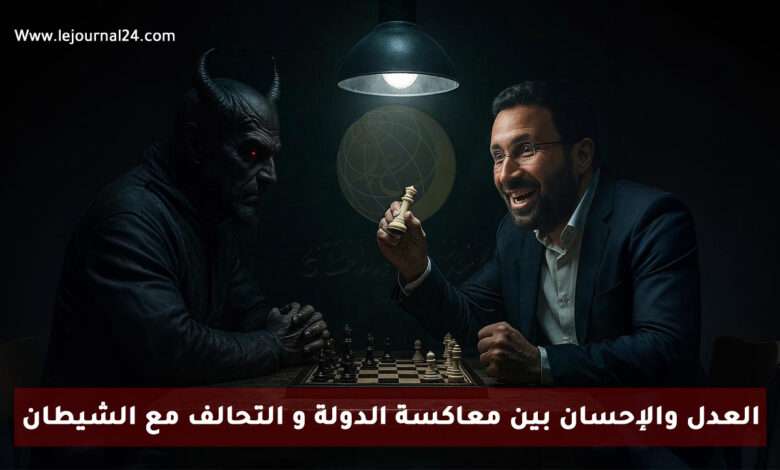 العدل والإحسان بين معاكسة الدولة و التحالف مع الشيطان