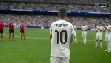 المغربي عبد الرحيم أوحيدا إبن الحوز يعطي انطلاقة مباراة ريال مدريد وإسبانيول