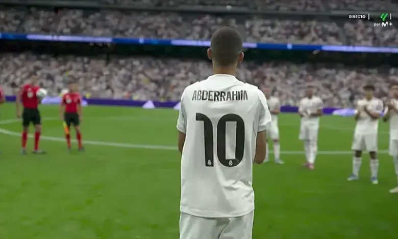المغربي عبد الرحيم أوحيدا إبن الحوز يعطي انطلاقة مباراة ريال مدريد وإسبانيول
