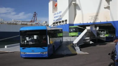 إستلام 257 حافلة جديدة بميناء الدار البيضاء