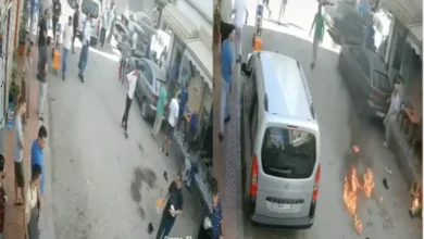 إضرام النار في شخص بالحسيمة