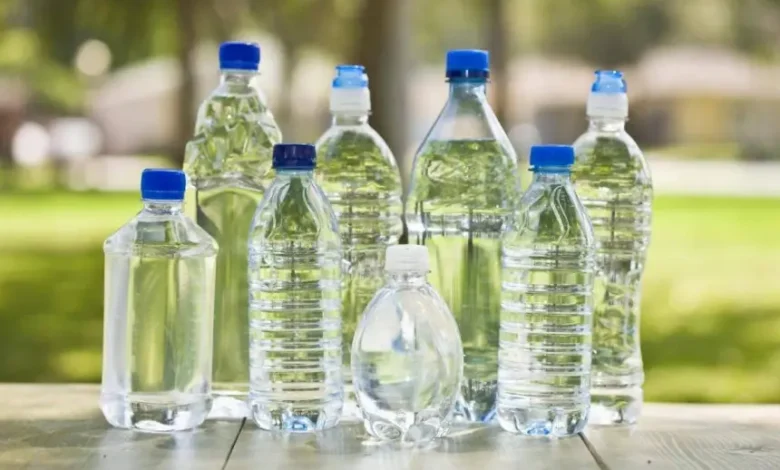 جسيمات معدنية بمياه القنينات