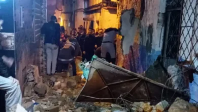 انهيار منزل قديم بطنجة