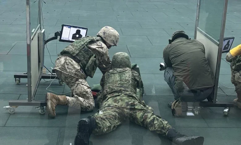 ضباط مغاربة مع الجيش الصيني