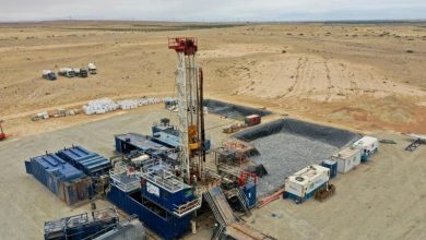 إنتاج الغاز من مشروع تندرارة