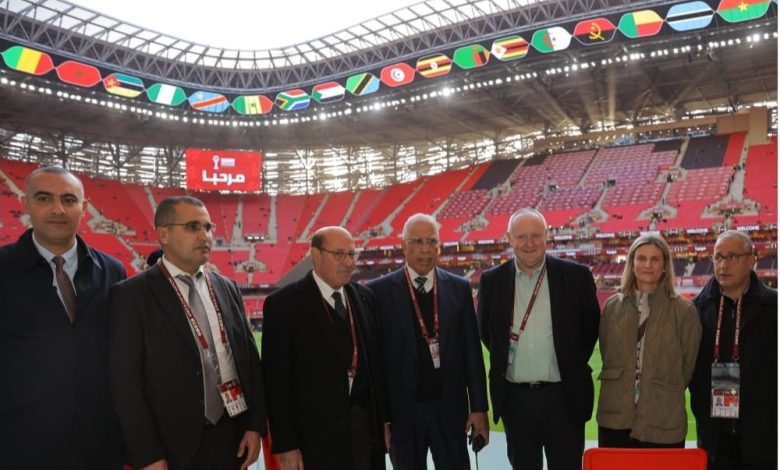وفد من فريق الأمن الرياضي بالمملكة المتحدة يزور المركب الرياضي مولاي عبد الله بمدينة الرباط