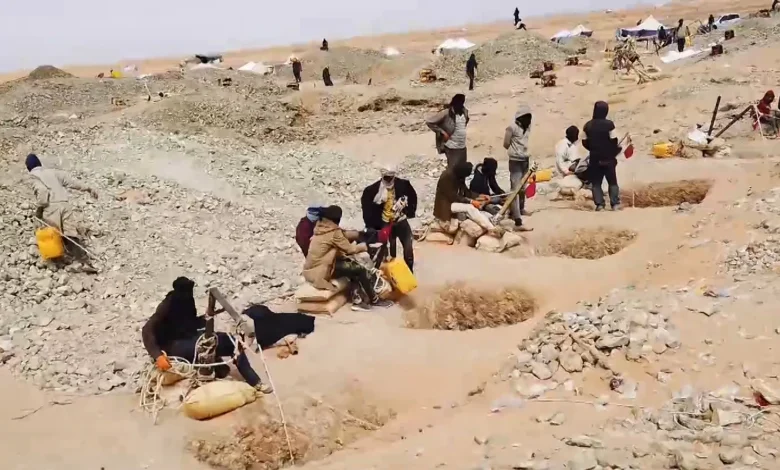 المنقبين عن الذهب في موريتانيا