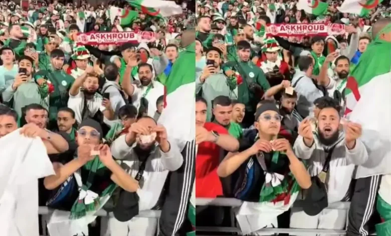 توقيف مشجع جزائري بالدار البيضاء بسبب تمزيق العملة الوطنية