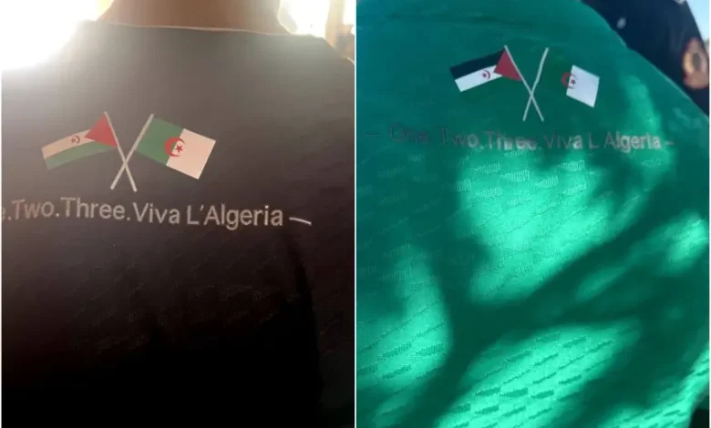 ضبط جزائريين يحاولون الدخول بقميص طبعت عليه "خرقة البوليساريو"