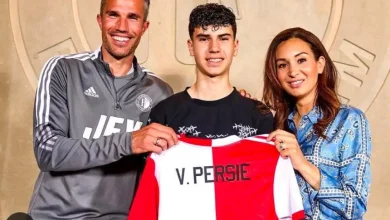 نجل الهداف الهولندي فان بيرسي