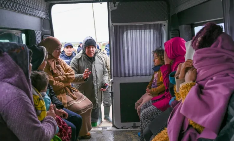 مواكبة للمتضررين من الفيضانات