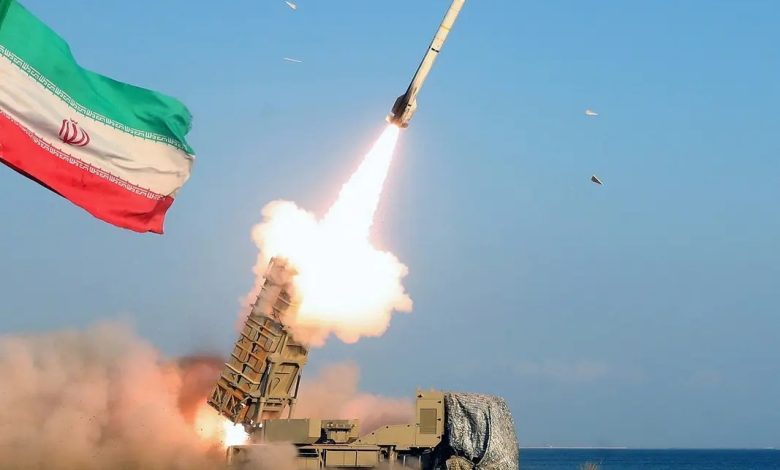 هجوم صاروخي ايراني