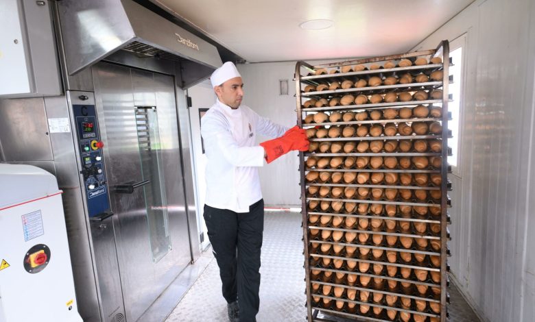 وحدتين متنقلتين لإنتاج الخبز الأمن الوطني