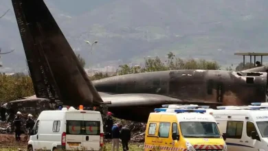 تحطم طائرة نقل عسكرية جزائرية