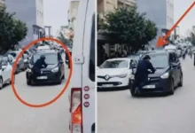 توقيف خطاف بطنجة بعد دهسه لشرطي وسحله على غطاء سيارته