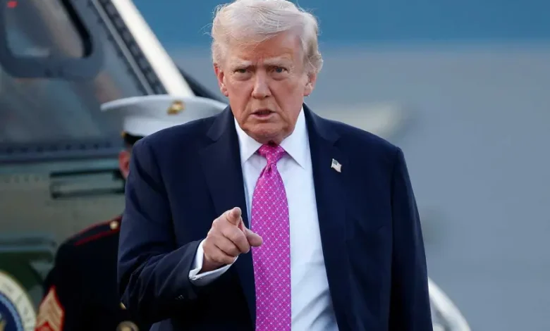 الرئيس الأمريكي دونالد ترامب