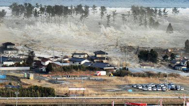 تسونامي يضرب اليابان