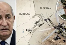 مروحيتان عسكريتان جزائريتان حلقتا فوق أحد أحياء مدينة فيݣيݣ