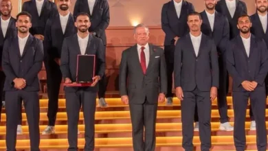 ملك الأردن يكرم المدرب المغربي جمال السلامي