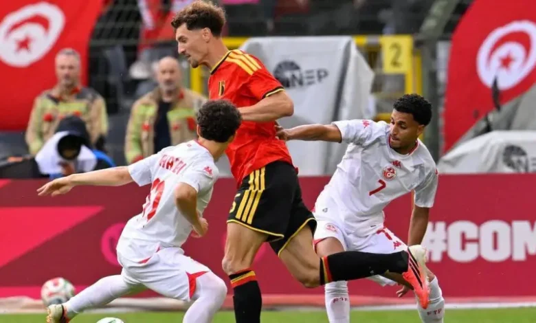 خسارة تاريخية للمنتخب التونسي أمام بلجيكا قبل كأس العالم
