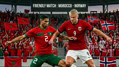 مباراة المغرب والنرويج